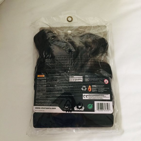 Disney Star Wars Child Rey Wig Washable Deluxe Quality - Picture 3 of 3